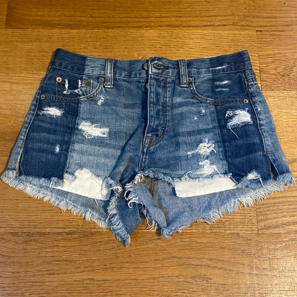 American Eagle vintage high-rise festival shorts